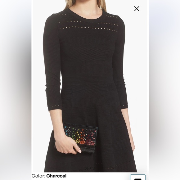 Crystal Embellished Party
Clutch/Color: Charcoal 
Kurt Geiger London
$120 NEW - Picture 8 of 16